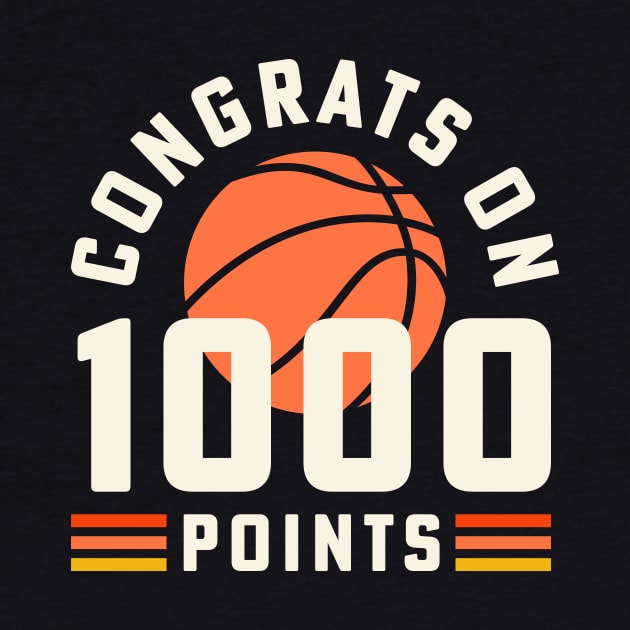 1000 Points Basketball Scorer Coach High School Basketball Mom by PodDesignShop